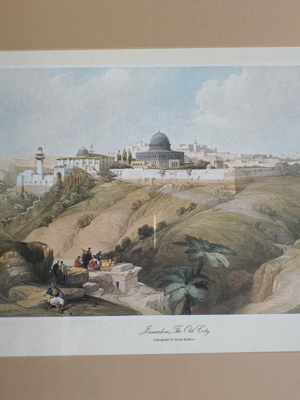 Jerusalem The Old City Lithograph Print by David Roberts